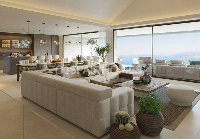 Detaches Sea-view Houses with Pools and Gardens in Málaga 14