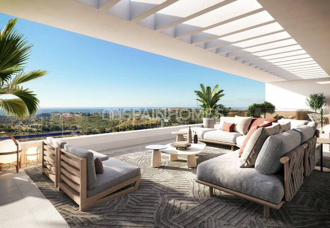 Stilvolle Neubauwohnungen In Einem Komplex Mit Pool In Casares 12