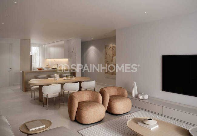 Стильные дизайнерские апартаменты с видом на море в Эстепоне Малага 15