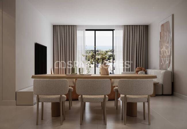 Стильные дизайнерские апартаменты с видом на море в Эстепоне Малага 14