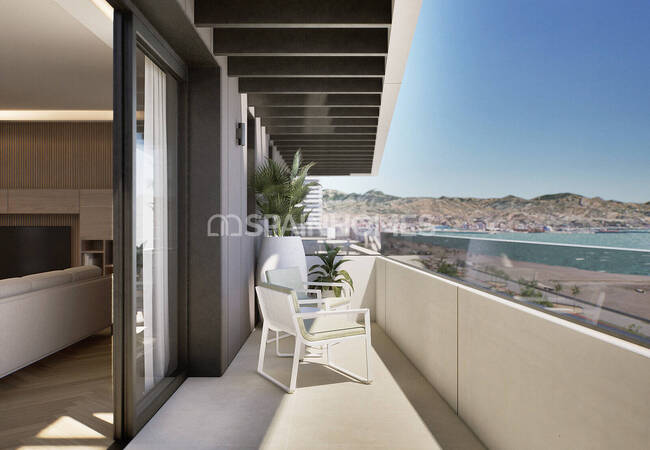 Stylish Flats with Terraces for Sale in Malaga 31