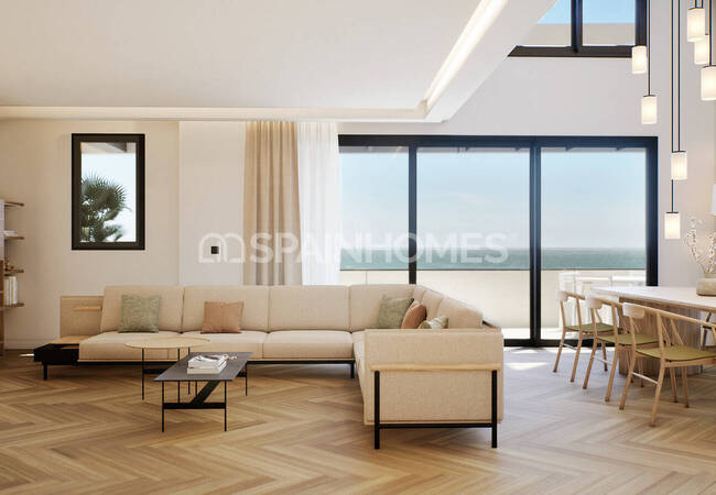 Stylish Flats with Terraces for Sale in Malaga 12