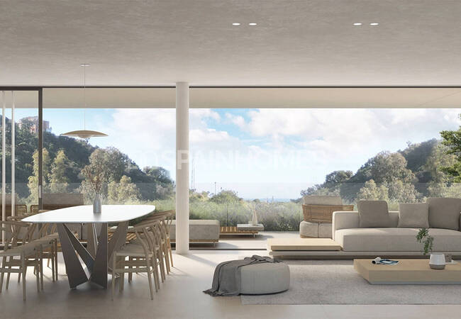 شقق في إلفيريا، ماربيا مع أحواض سباحة على السطح ومقصورة تشمس اصطناعي 5