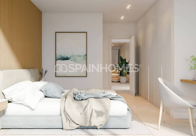 شقق في إلفيريا، ماربيا مع أحواض سباحة على السطح ومقصورة تشمس اصطناعي 7