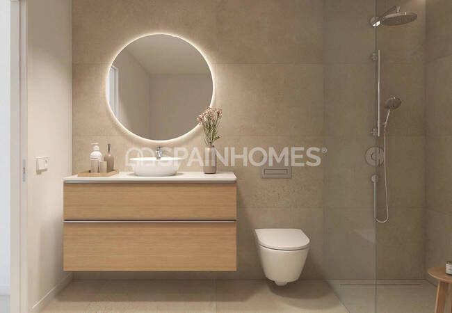 شقق في إلفيريا، ماربيا مع أحواض سباحة على السطح ومقصورة تشمس اصطناعي 10