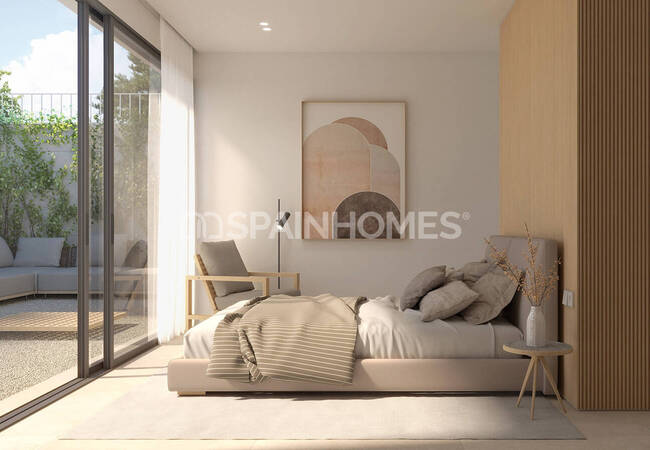 شقق في إلفيريا، ماربيا مع أحواض سباحة على السطح ومقصورة تشمس اصطناعي 9