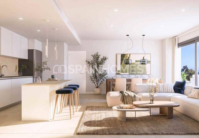 Malaga'da Estepona Golf Sahasına Yakın Yeni Daireler 11