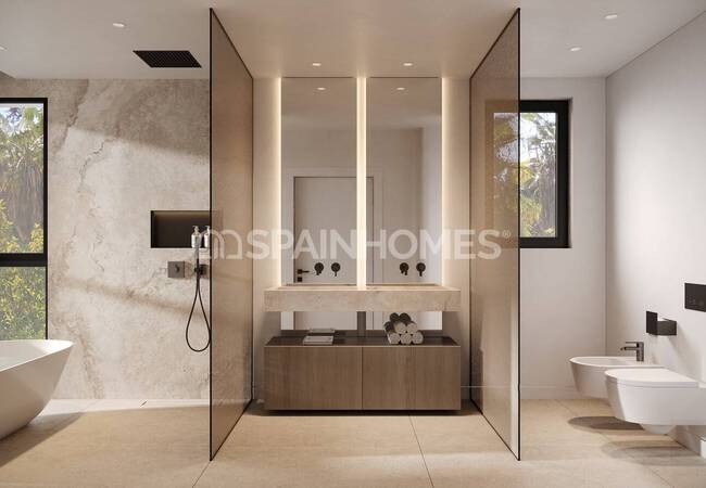 Bright Sea View Houses Near the Coast in Marbella 36