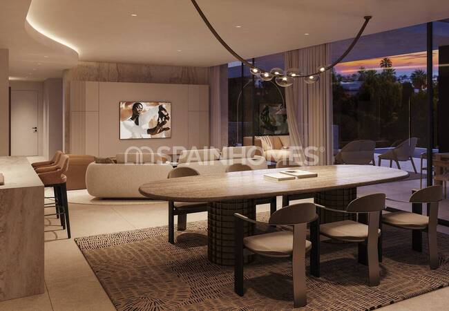 Bright Sea View Houses Near the Coast in Marbella 18