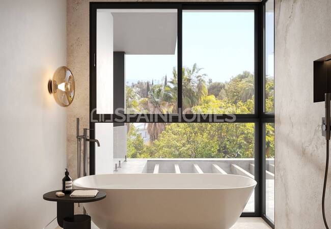 Bright Sea View Houses Near the Coast in Marbella 35