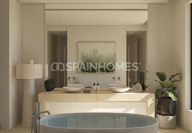 Виллы с бассейнами и садами в Бенахавис Малаге 36