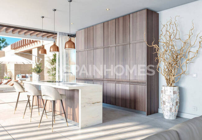 Maison Avec Espaces Extérieurs Et Piscine À Débordement À Mijas 6