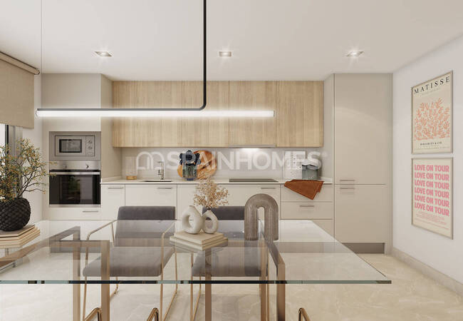 Квартиры с панорамным видом в Михас, с бассейном и садами 12