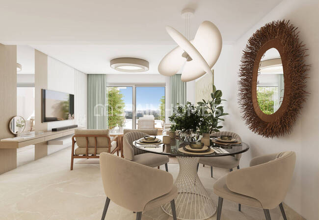 Квартиры с панорамным видом в Михас, с бассейном и садами 11