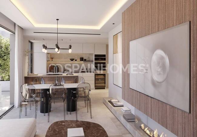 Estepon'da Plaja Yakın Havuzlu Sitede Şık Daireler 24
