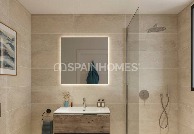 شقق في مجمع مع مسبح بالقرب من البحر في بينالمادينا 7