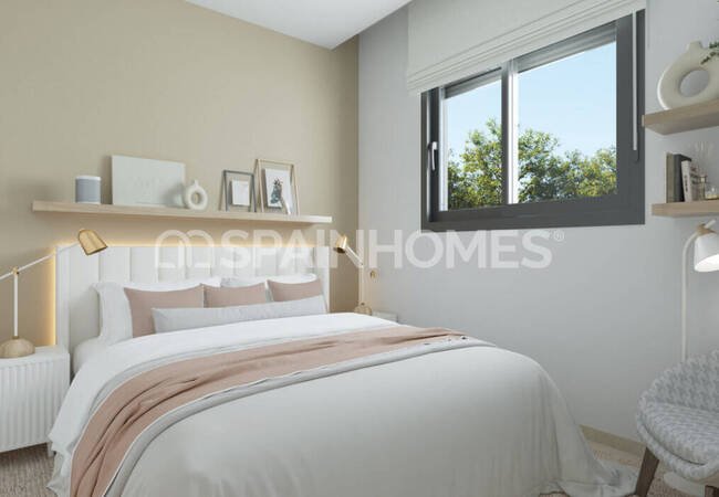 Дома в охраняемом комплексе недалеко от побережья в Михасе, Малага 17