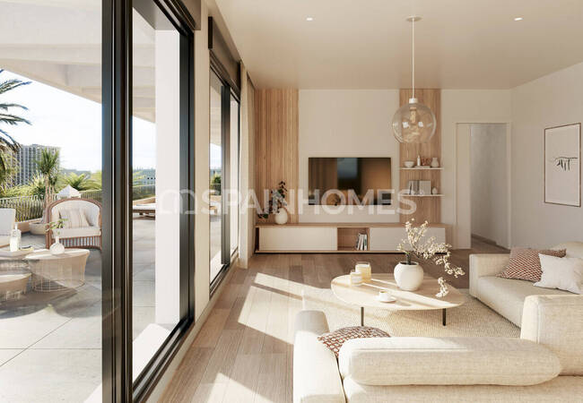 Rymliga Lägenheter I Ett Komplex Med Pool Och Trädgård I Málaga 9