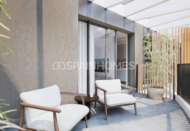 Rymliga Lägenheter I Ett Komplex Med Pool Och Trädgård I Málaga 27