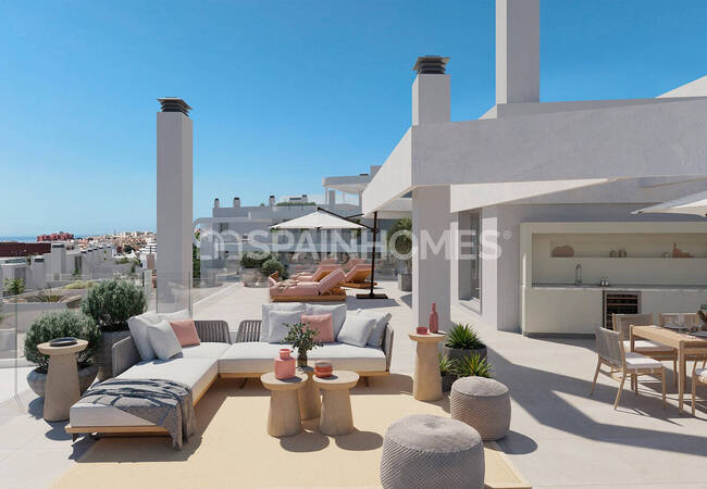Stylish Sea View Flats with Amenities in Estepona 8