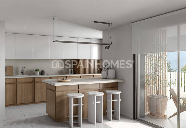 Estepona'da Havuzlu Site İçinde Deniz Manzaralı Daireler 10