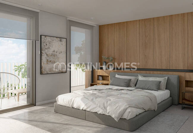 Estepona'da Havuzlu Site İçinde Deniz Manzaralı Daireler 11