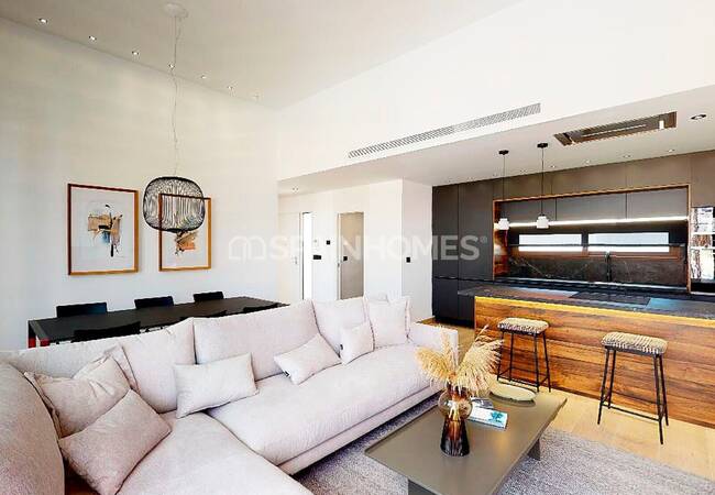 Finestrat Costa Blanca’da Deniz Manzaralı Modern Villalar 5