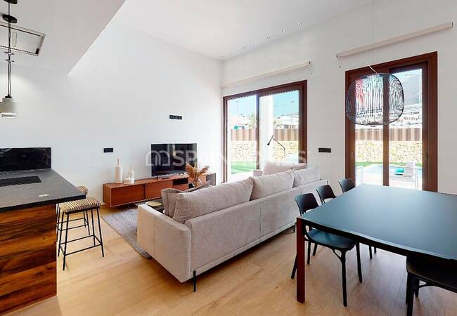 Finestrat Costa Blanca’da Deniz Manzaralı Modern Villalar 6