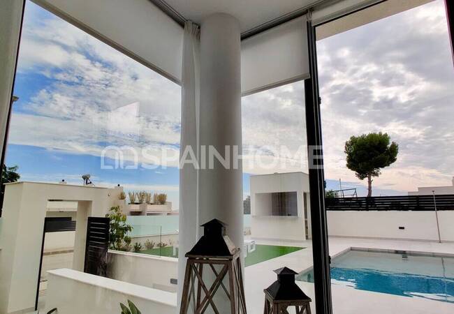 Alicante Polop'ta Sahile Yakın Deniz Manzaralı Müstakil Villalar 25