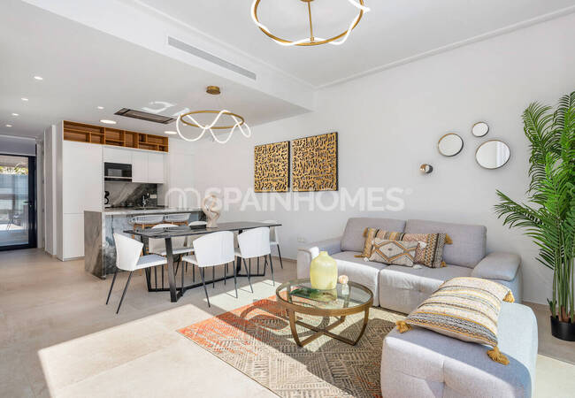 Современные Отдельные Виллы в Ориуэле с Бассейном и Солярием 16