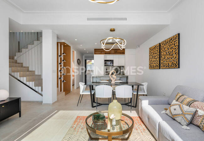 Современные Отдельные Виллы в Ориуэле с Бассейном и Солярием 20