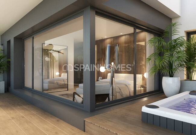 Algorfa İspanya'da Golf Sahasında Çağdaş Tasarımlı Villalar 15