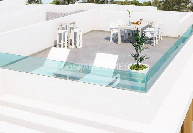 Villas Mitoyennes Avec Piscine Et Jardin À Alicante 15
