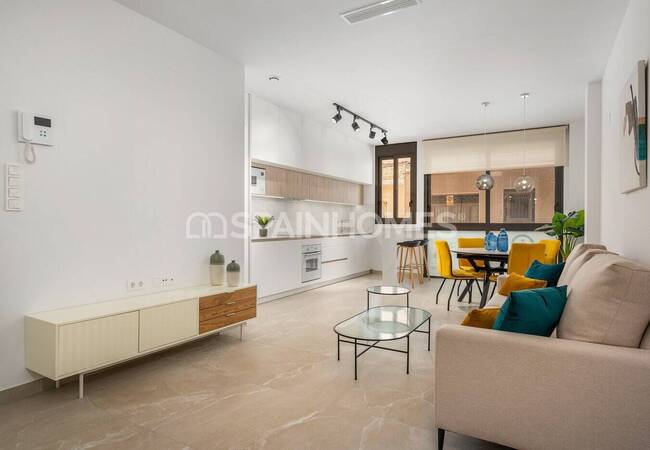 Alicante Torrevieja'da Havuzlu Site İçinde Modern Daireler 16