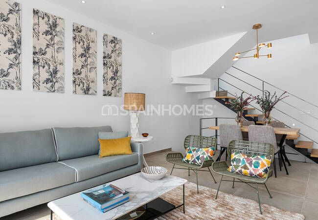 Orihuela Dolores'te Çağdaş Tasarımlı Havuzlu Villalar 37