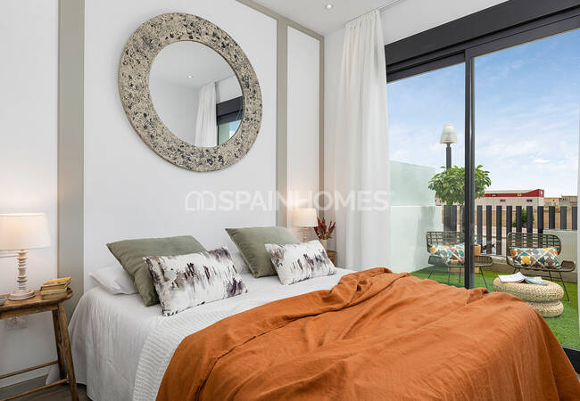 Orihuela Dolores'te Çağdaş Tasarımlı Havuzlu Villalar 40