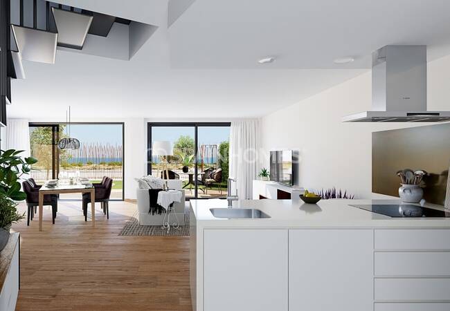 La Vila Joiosa'da Havuzlu Sitede Deniz Manzaralı Daireler 11