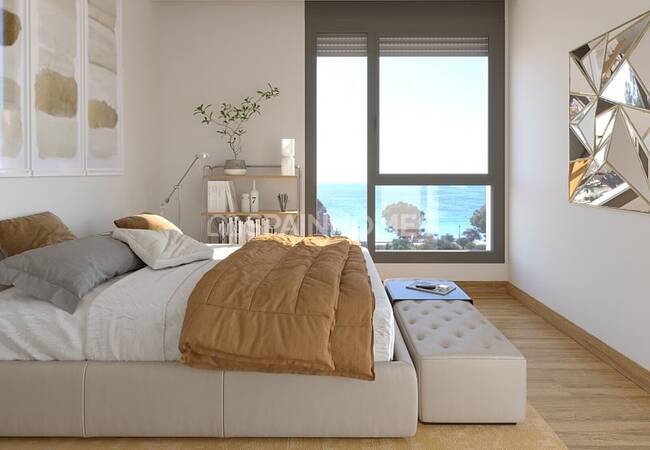 La Vila Joiosa'da Havuzlu Sitede Deniz Manzaralı Daireler 14