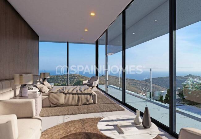 Moraira'da Muhteşem Konumda Deniz Manzaralı Lüks Villa 15