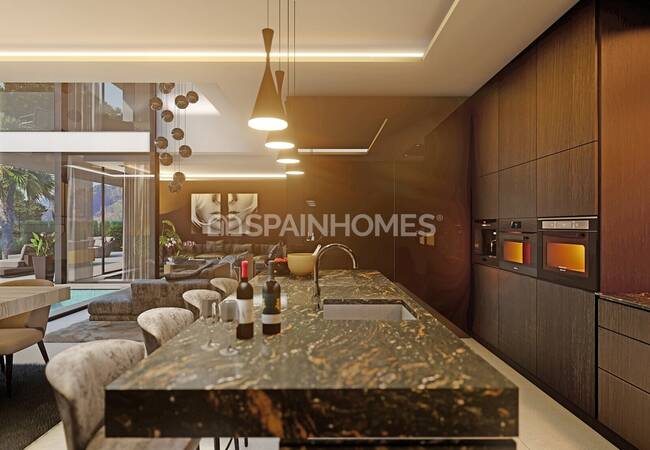 Calpe'de Ayrıcalıklı Konumda Modern Tasarımlı Lüks Villa 17