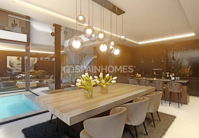 Calpe'de Ayrıcalıklı Konumda Modern Tasarımlı Lüks Villa 9