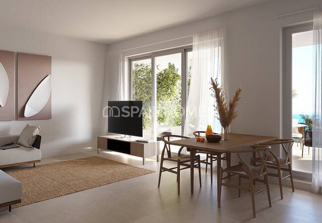 Costa Blanca Arenales Del Sol'de Deniz Manzaralı Şık Daireler 5