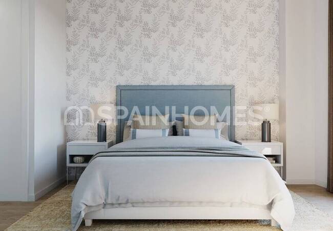 Alicante Şehir Merkezinde Deniz Manzaralı Şık Daireler 19