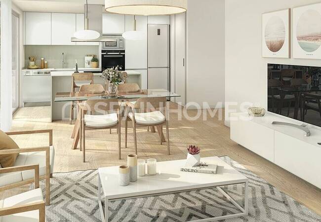 Alicante Şehir Merkezinde Deniz Manzaralı Şık Daireler 16