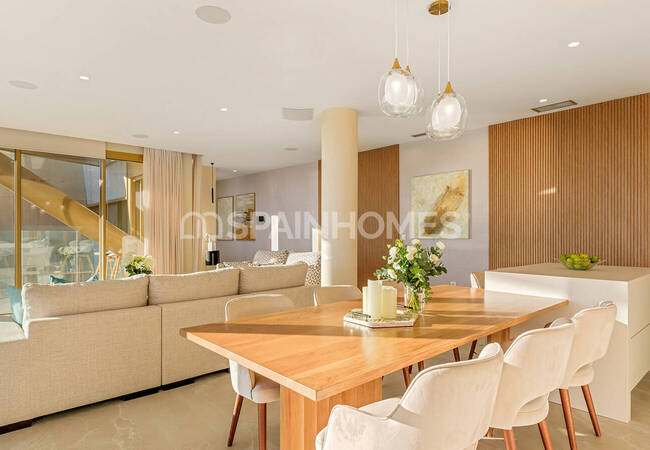 Benidorm Costa Blanca'da Plaja Yakın Deniz Manzaralı Daireler 35