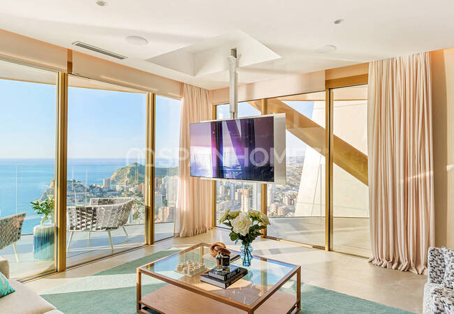 Benidorm Costa Blanca'da Plaja Yakın Deniz Manzaralı Daireler 33