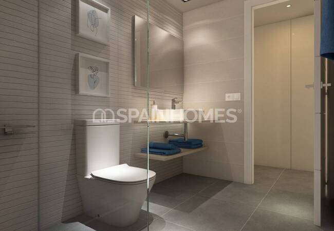 Finestrat'ta Plaja ve Benidorm Şehrine Yakın Şık Daireler 11