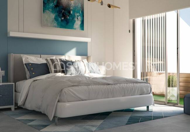 Finestrat'ta Plaja ve Benidorm Şehrine Yakın Şık Daireler 10