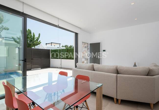 Pilar De La Horadada'da Havuzlu ve Teraslı Yarı Müstakil Evler 16