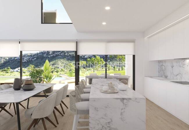 Виллы с Видом на Гольф-Поле в Монфорте-дель-Сид, Аликанте 11